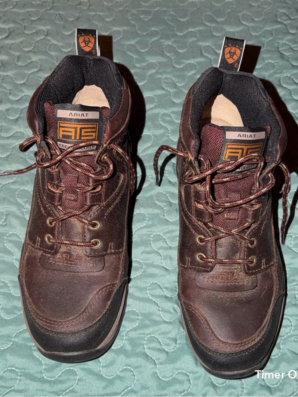Ariat womens Brown Work Boots - Rugged Lace-Up Comfort